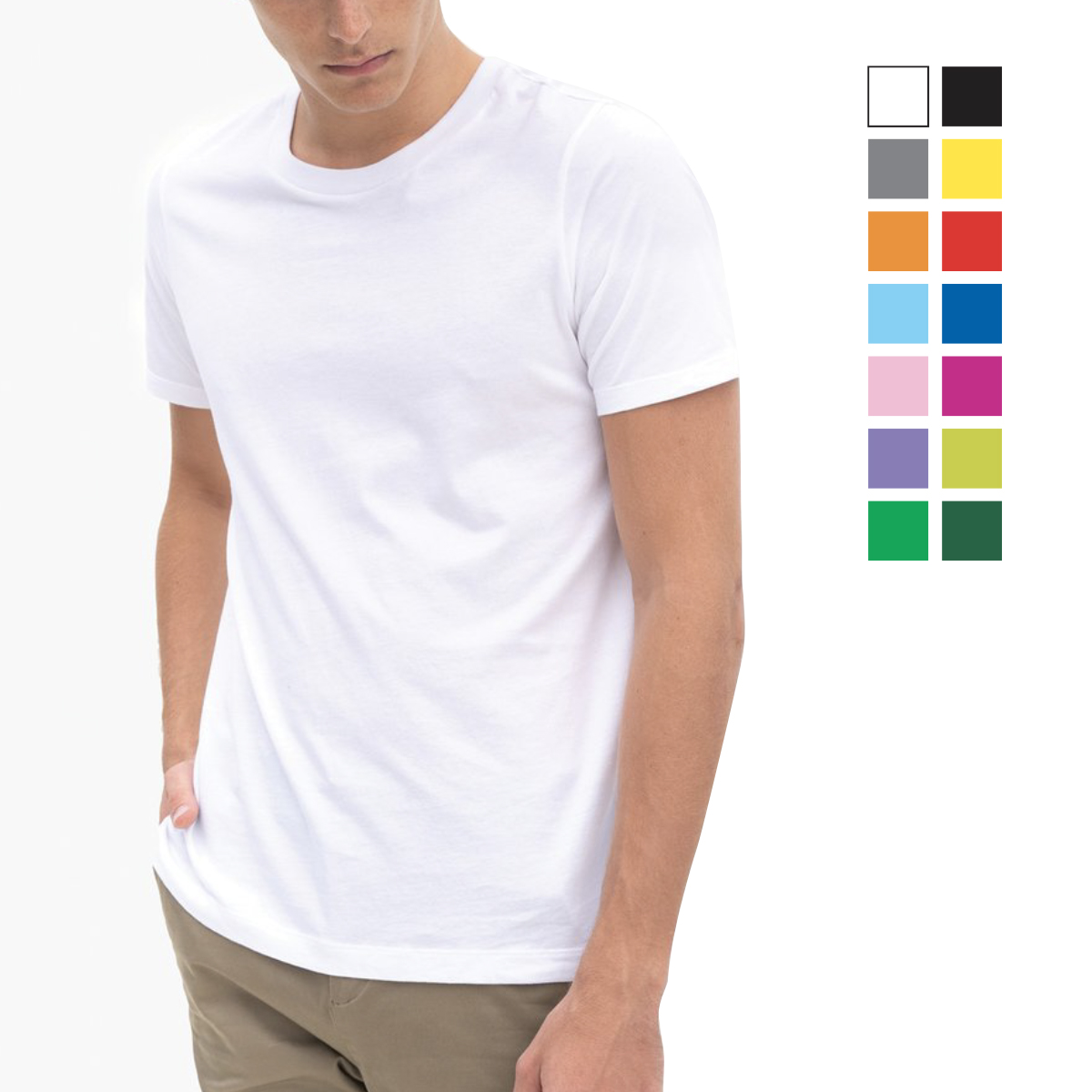 Organic Cotton Round Neck T-Shirt